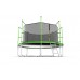 EVO JUMP Internal 12ft (Green) Батут с внутренней сеткой и лестницей, диаметр 12ft (зеленый)