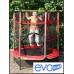 EVO JUMP 4,5ft (140 см) Батут с внутренней сеткой, диаметр 4,5ft (140см) + нижняя сеть