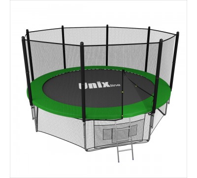 Батут UNIX line 10 ft outside (Green)