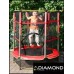 40 см) Батут с защитной сеткой DIAMOND FITNESS 4,5 ft (диаметр 1