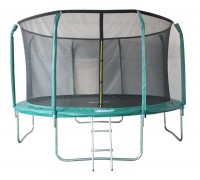 Батут SPORT ELIT 12FT 3,66м с защитной сеткой (внутрь) с лестницей GB10211-12FT