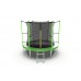 EVO JUMP Internal 8ft (Green) Батут с внутренней сеткой и лестницей, диаметр 8ft (зеленый)