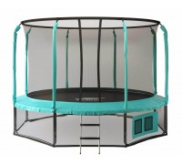 Батут с защитной сеткой Space Green 8FT