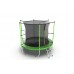 EVO JUMP Internal 8ft (Green) Батут с внутренней сеткой и лестницей, диаметр 8ft (зеленый)