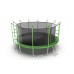 EVO JUMP Internal 16ft (Green) Батут с внутренней сеткой и лестницей, диаметр 16ft (зеленый)