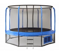 Батут с защитной сеткой Space Blue 12FT